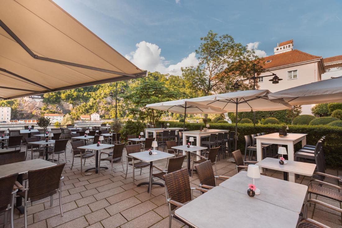 Hotel Am Paulusbogen Passau Exterior foto
